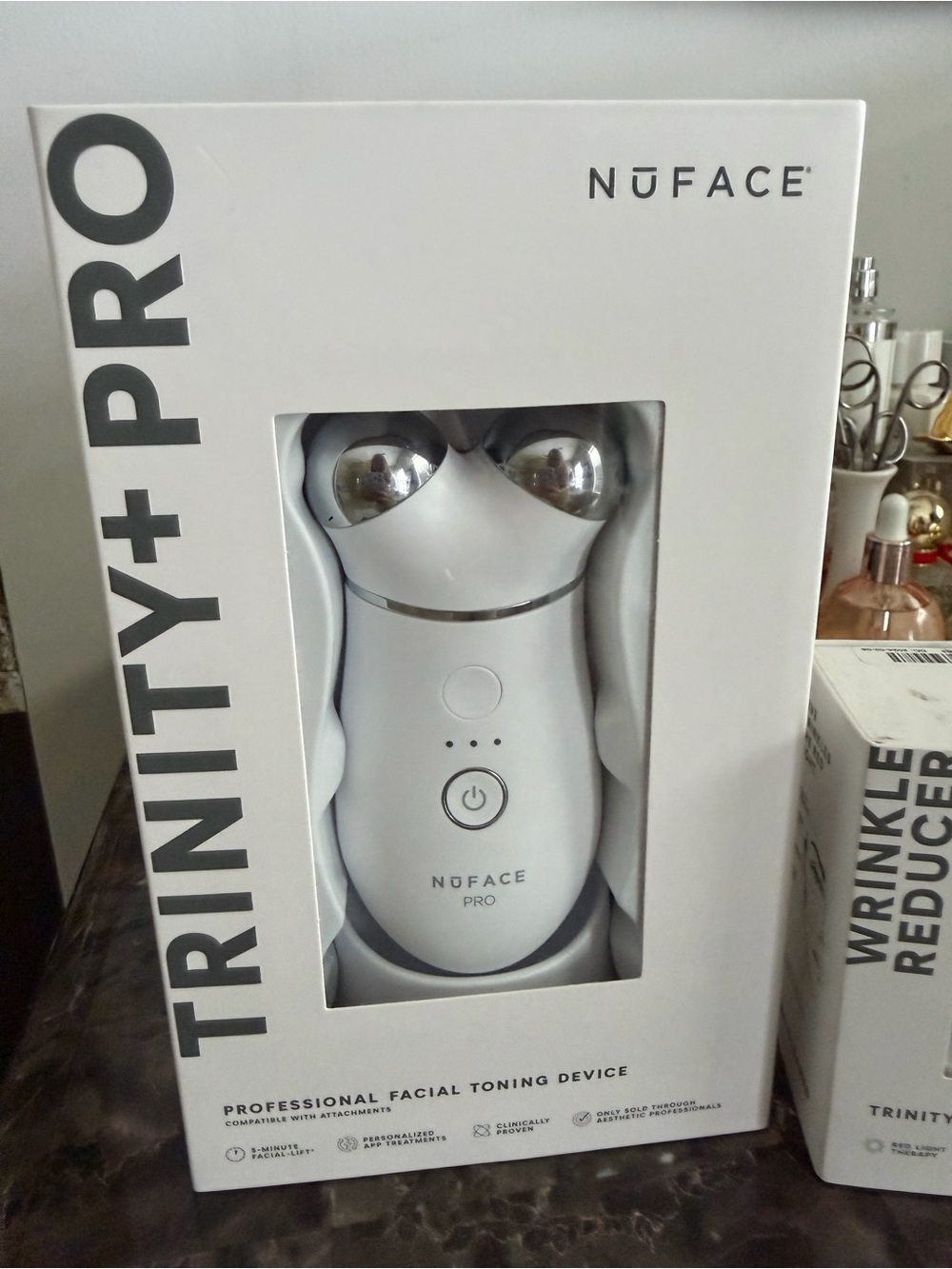 NUFACE® Trinity+ Microcurrent + LED Red Light Wrinkle Reducer Device Bundle - Picture 4 of 9